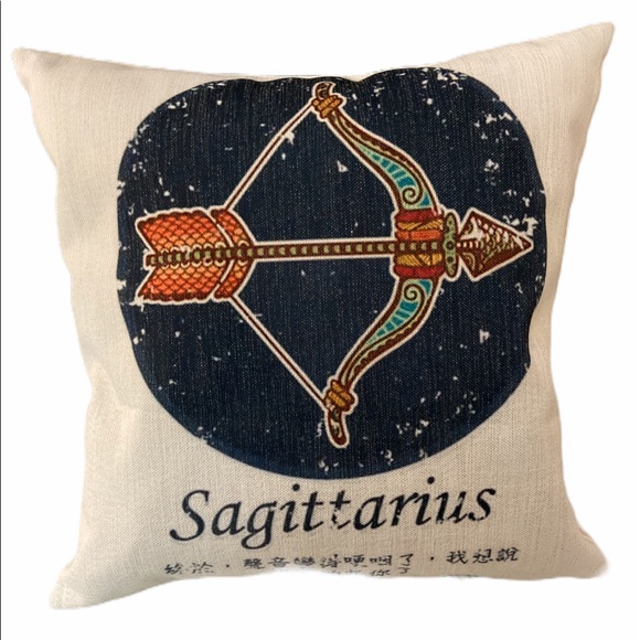 Okie Dokie Fun Other - Sold Out Zodiac Throw Pillow Cover Sagittarius